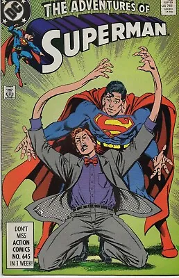 Buy DC Comics 'The Adventures Of Superman' #458 Sep 1989 Very Good / Fine Condition! • 3.49£