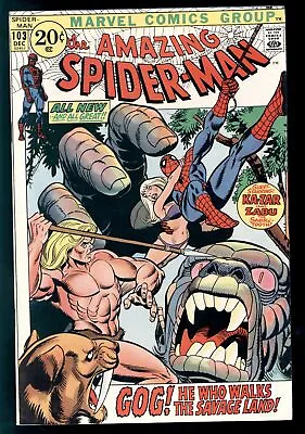 Buy Amazing Spider-Man 103 VF- Marvel Comics 1971 • 28.39£