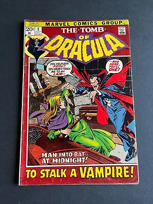 Buy Tomb Of Dracula #3 - 1st Appearance Of Rachel Van Helsing (Marvel, 1972) Fine • 28.16£