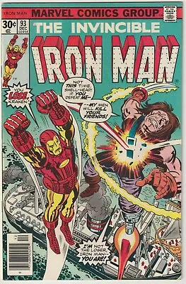 Buy Invincible Iron Man  #93     (Marvel 1976)      VFN • 14.95£