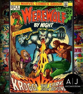 Buy Werewolf By Night #8 1st Appearance Krogg FN 6.0 • 12.92£