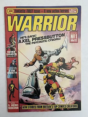 Buy Warrior #1 - 1982 1st  V For Vendetta 1st Miracleman UK Alan Moore • 517.83£