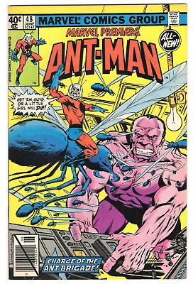 Buy Marvel Premiere #48 Very Fine Plus 8.5 Scott Lang Ant-Man John Byrne Art 1979 • 23.64£