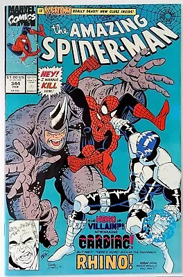 Buy Amazing Spider-Man #344 (1991) Vintage Key Comic 1st Appearance Of Cletus Kasady • 28.39£