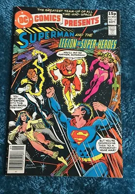 Buy Free P & P; DC Comics Presents #13, Sep 1979: Superman, Legion Of Super-Heroes! • 4.99£