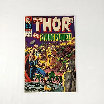 Buy The Mighty Thor #133 Jack Kirby 1st Ego The Living Planet (1966 Marvel Comics) • 47.50£