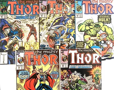 Buy Thor. 1st Series # 383-387.  (5 Key Issue Lot).  1st Dargo.  Sept-jan. 1987-88. • 36.99£