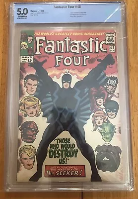 Buy Fantastic Four 46 CBCS 5.0 1st Cover And Full Appearance Of Black Bolt • 143.91£
