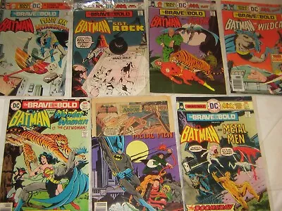 Buy 9 DC The Brave And The Bold Comics #s 121,123-5, 127, 131,136,179, 181 Batman & • 47.67£