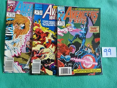 Buy 3 X Marvel Comics-The West Coast Avengers– Sept 92, Feb 93 & Apr 93 Ex Con (99) • 6.50£