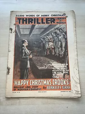 Buy Rb261- The Thriller Library,  Happy Christmas Crooks! , No. 569. Vol. 21. 1939 • 10£