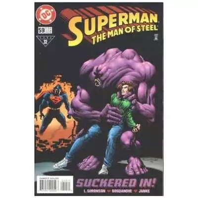Buy Superman: The Man Of Steel #59 In Near Mint + Condition. DC Comics [w, • 2.55£