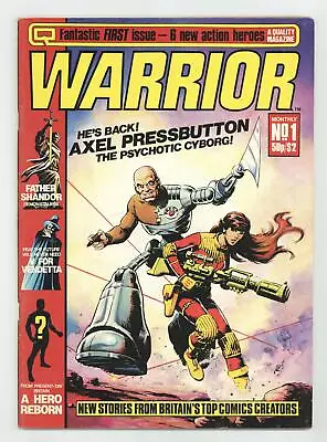 Buy Warrior UK #1 FN 6.0 1982 1st App. Alan Moore's MarvelMan, V For Vendetta • 254.93£