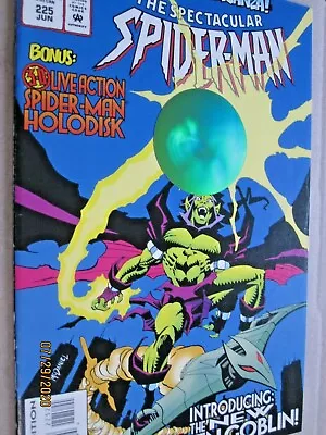 Buy 1995 Marvel Comics The Spectacular Spider-man #225 Holodisk Newsstand Cover • 3.96£