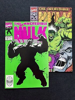 Buy Incredible Hulk #372 #377 NM 9.4 1990 Dale Keown • 11.08£