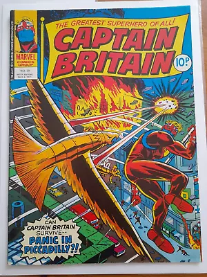 Buy Captain Britain #30 May 1977 FINE+ 6.5   Panic In Piccadilly!  • 6.99£