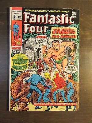 Buy Fantastic Four  #102 Comic – Monster - 1970 • 13.41£
