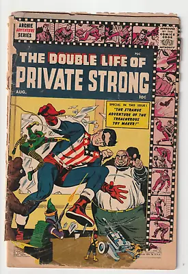 Buy Double Life Of Private Strong #2 (Archie Comics 1959) FR Jack Kirby 2nd Fly • 25.61£