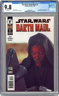 Buy Star Wars Darth Maul #3B Photo Variant CGC 9.8 2000 4061065013 • 87.45£