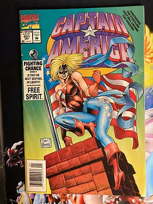 Buy Captain America #431 First Appearance Of Free Spirit Vg Newsstand • 2.36£
