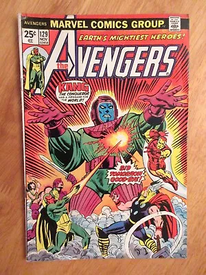Buy AVENGERS #129 (1974) **Kang Key!** (FN-) **Very Bright & Colorful!** • 10.89£