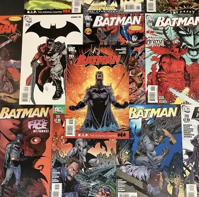Buy Batman #701-713 Comic Book Lot Grant Morrison Tony Daniel Dick Grayson Damian • 27.65£