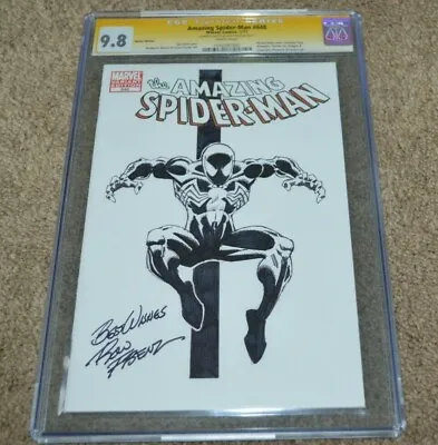 Buy Amazing Spider-Man #648 CGC 9.8 SS Blank Variant Signed Sketch Edition Ron Frenz • 1,106.84£
