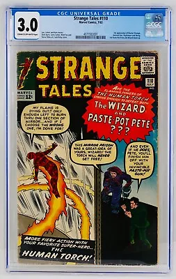 Buy Strange Tales #110 CGC 3.0 First Doctor Strange, Ancient One & Wong Appearance • 1,758.94£