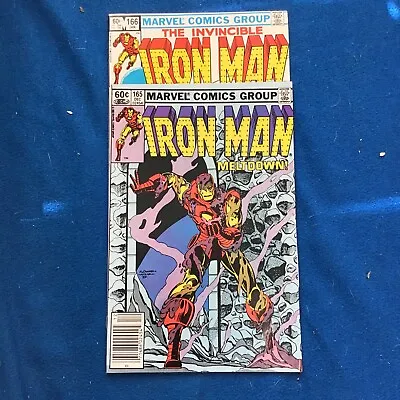 Buy Marvel:IRON MAN #165 &166 1ST APPEARANCE OBADIAH STANE/IRONMONGER NM,see Photos • 7.88£