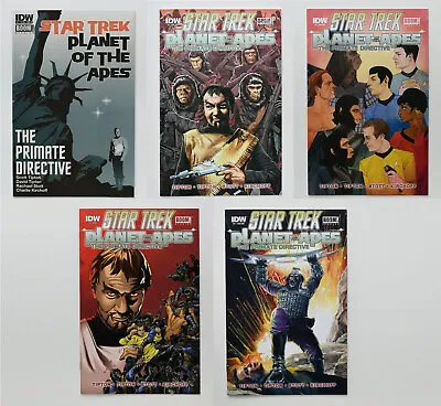 Buy Star Trek / Planet Of The Apes The Primate Directive, 1-5 Set, IDW, BOOM Studios • 15.99£
