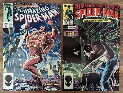 Buy Marvel Comics AMAZING SPIDERMAN 293 SPECTACULAR 131 (1987) - Kraven's Last Hunt • 20£
