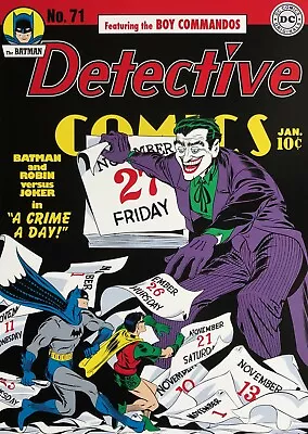 Buy JERRY ROBINSON Rare DETECTIVE COMICS 71 Art Print 12x18 CLASSIC Cover LAST ONE! • 19.05£