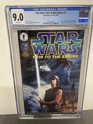 Buy Star Wars: Heir To The Empire #1 CGC 9.0 WHITE Pages 1st App Of Mara Jade • 110.37£
