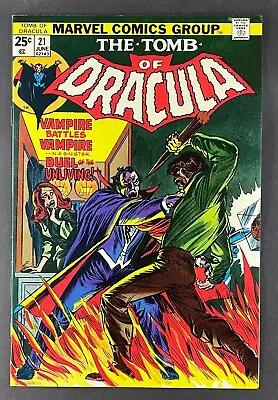 Buy Tomb Of Dracula (1972) #21 VF/NM (9.0) John Romita Sr Gene Colan Art • 60.23£