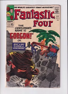 Buy Fantastic Four (1961) #  44 UK Price (2.5-GD+) (2024411) 1st Gorgon 1965 • 22.50£
