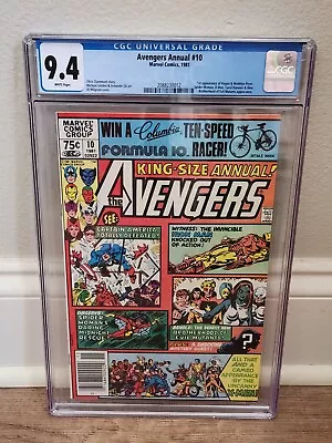 Buy Avengers Annual #10 CGC 9.4 - Key 1st Appearance Rogue & Madelyn Pryor Newsstand • 159.90£