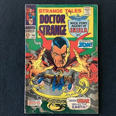Buy Strange Tales #156 / Silver Age / Jim Steranko / 1st App Zom (Marvel 1967) • 35.97£