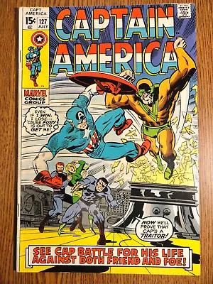 Buy Captain America #127 Colan Stan Lee Key Nick Fury Sharon Carter 1st Print Marvel • 19.94£