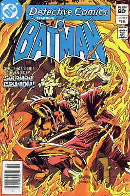 Buy Detective Comics #523 (Newsstand) FN; DC | Batman Solomon Grundy February 1983 - • 19.75£