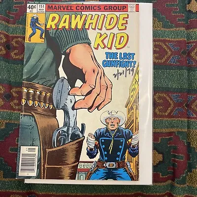 Buy Rawhide Kid #151 Vf Last Issue Blazing Western Action Htf!!! • 7.90£