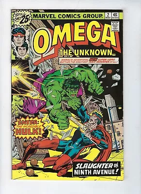 Buy OMEGA THE UNKNOWN # 2 (HULK C/story, Cents, MAY 1976) FN/VF • 5.95£
