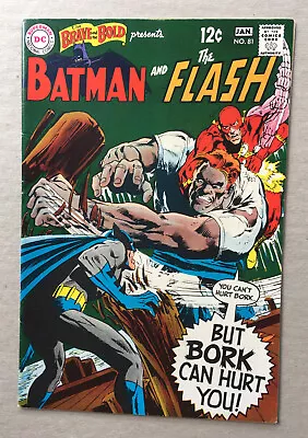 Buy BRAVE And The BOLD 81 NEAL ADAMS High-grade NM- 9.2 BATMAN Flash Late Silver RAW • 84.37£