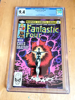 Buy Fantastic Four #244 Cgc 9.4 Wp * Frankie Raye Becomes Nova Galactus Herold *1982 • 117.75£