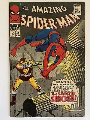 Buy Amazing Spider-man #46 4.5 Vg+ 1967 1st Appearance Of The Shocker Marvel Comics • 114.60£