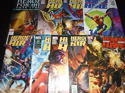 Buy HEROES FOR HIRE # 1 2 3 4 5 6 7 8 9 Abnett Lanning Marvel 2011 NM • 11.95£