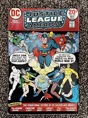 Buy Justice League Of America 107 1st Freedom Fighters - JLA/JSA Team-Up  1973 • 32.02£