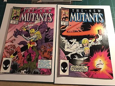 Buy The New Mutants #50 #51 Marvel Comics 1980s • 8£