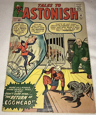 Buy Tales To Astonish 45 - 2nd Wasp Appearance, 1963, GD/VG 3.0 • 67.18£