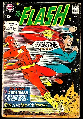 Buy THE FLASH #175 ( December 1967) DC Comics 2nd Superman/Flash Race • 49.99£