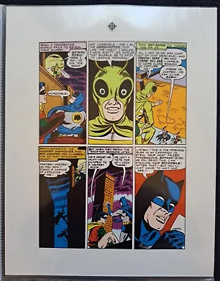 Buy DC Comics Moldoff Detective Comics #334 Pg 3 Color Printing Proof Batman & Robin • 11.38£